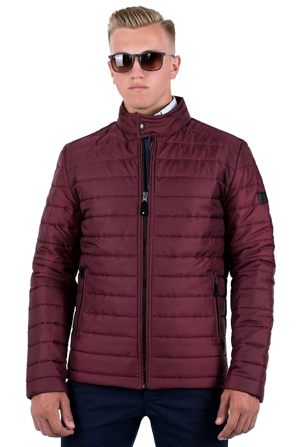 Geaca rosu bordeaux pentru barbati STYLER, model 65050, 50 EU