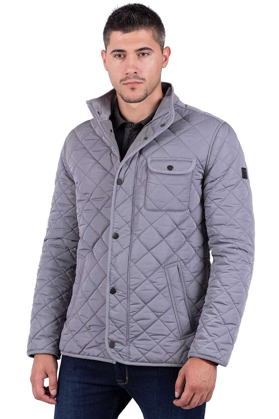 Geaca gri albastru pentru barbati STYLER, model 65051, Gri/Albastru, L