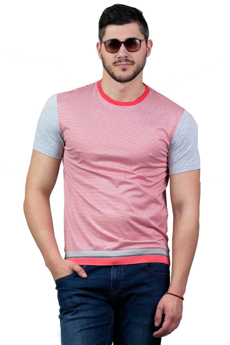 Tricou pentru barbati STYLER, model 95235, rosu, Rosu
