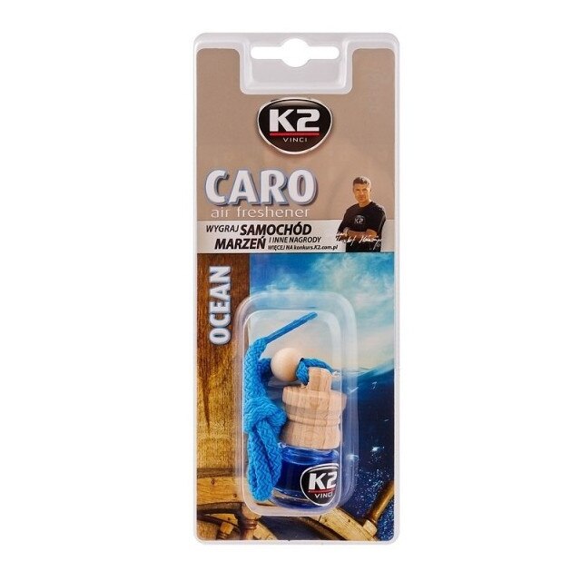 Odorizant auto sticluta cu snur 4ml CARO Ocean, K2