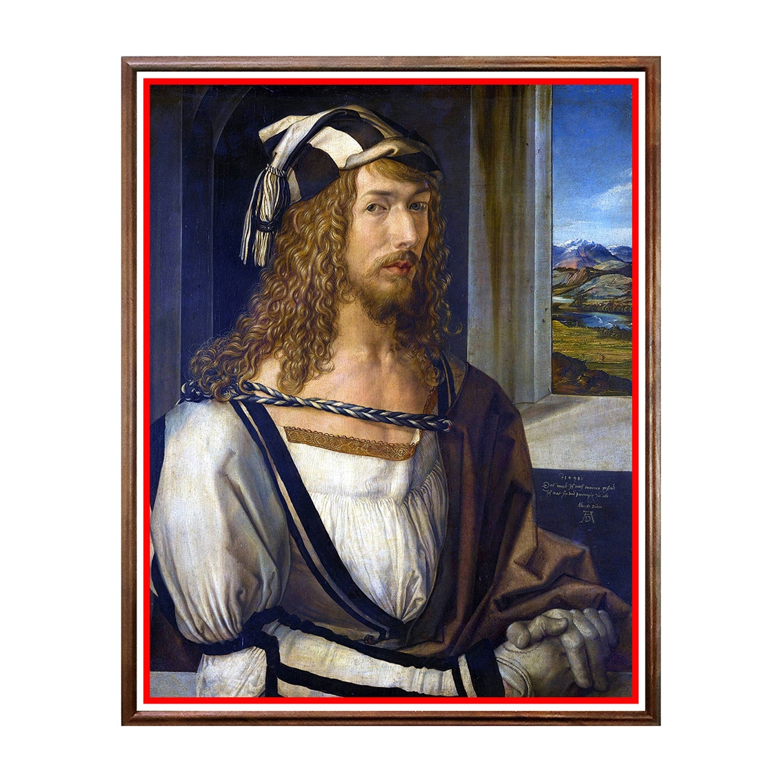 Tablou Poster, Arta Clasica, Albrecht Dürer - Self-Portrait - ACL-001, 40 x 50 cm