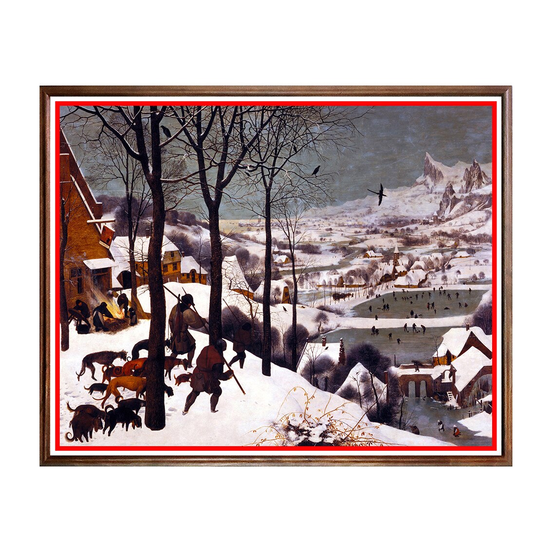 Tablou Poster, Arta Clasica, Bruegel the Elder - Winter - ACL-016, 40 x 50 cm