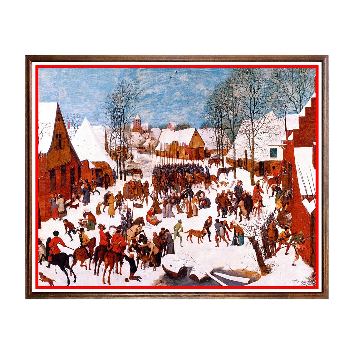 Tablou Poster, Arta Clasica, Bruegel the Elder - Massacre of the Innocents - ACL-017, 40 x 50 cm