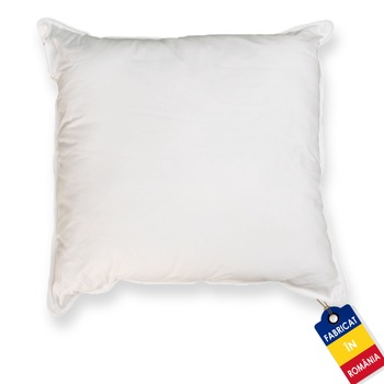 Perna Pernador antialergica din Bumbac, Snowballs, 60x60 cm, alb Perna Pernador antialergica din Bumbac, Snowballs, 60x60 cm, alb