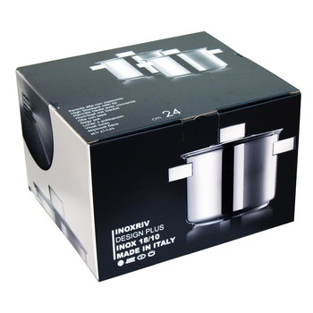 Oala cu capac Designplus, Inoxriv 24 cm. Oala cu capac Designplus, Inoxriv 24 cm.