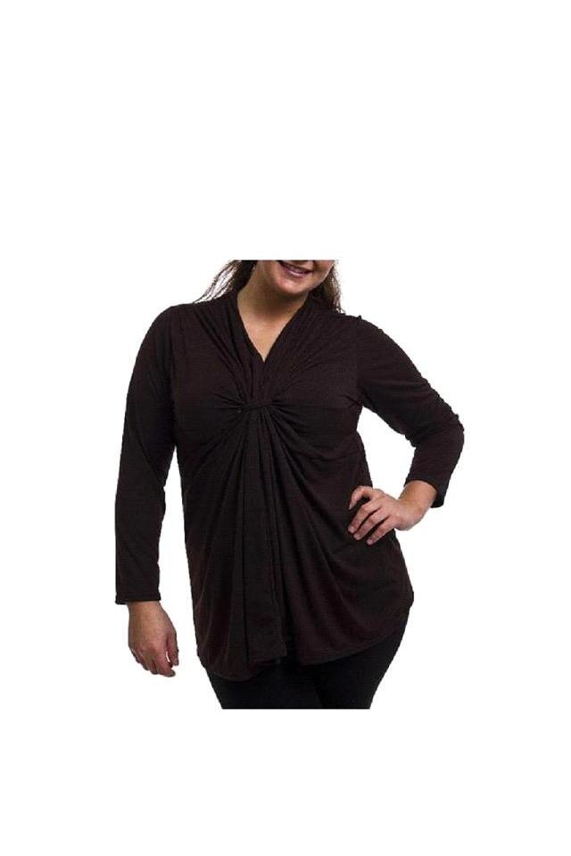 Bluza Waterfall ciocolata 50EU