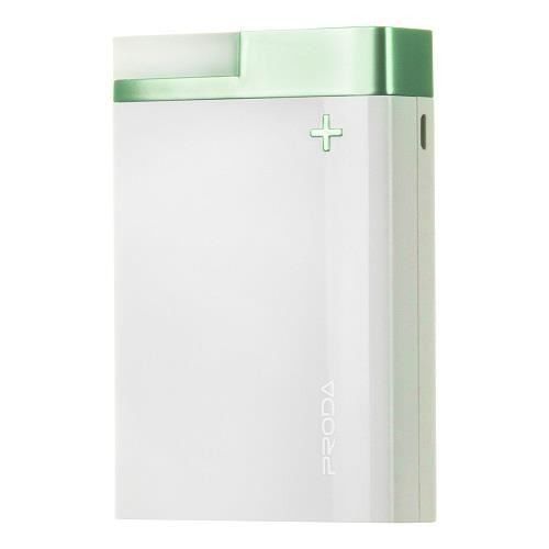 Power Bank Proda Crave PPL-20 Aluminum 2.1A 2xUSB 12.000 mAh Verde