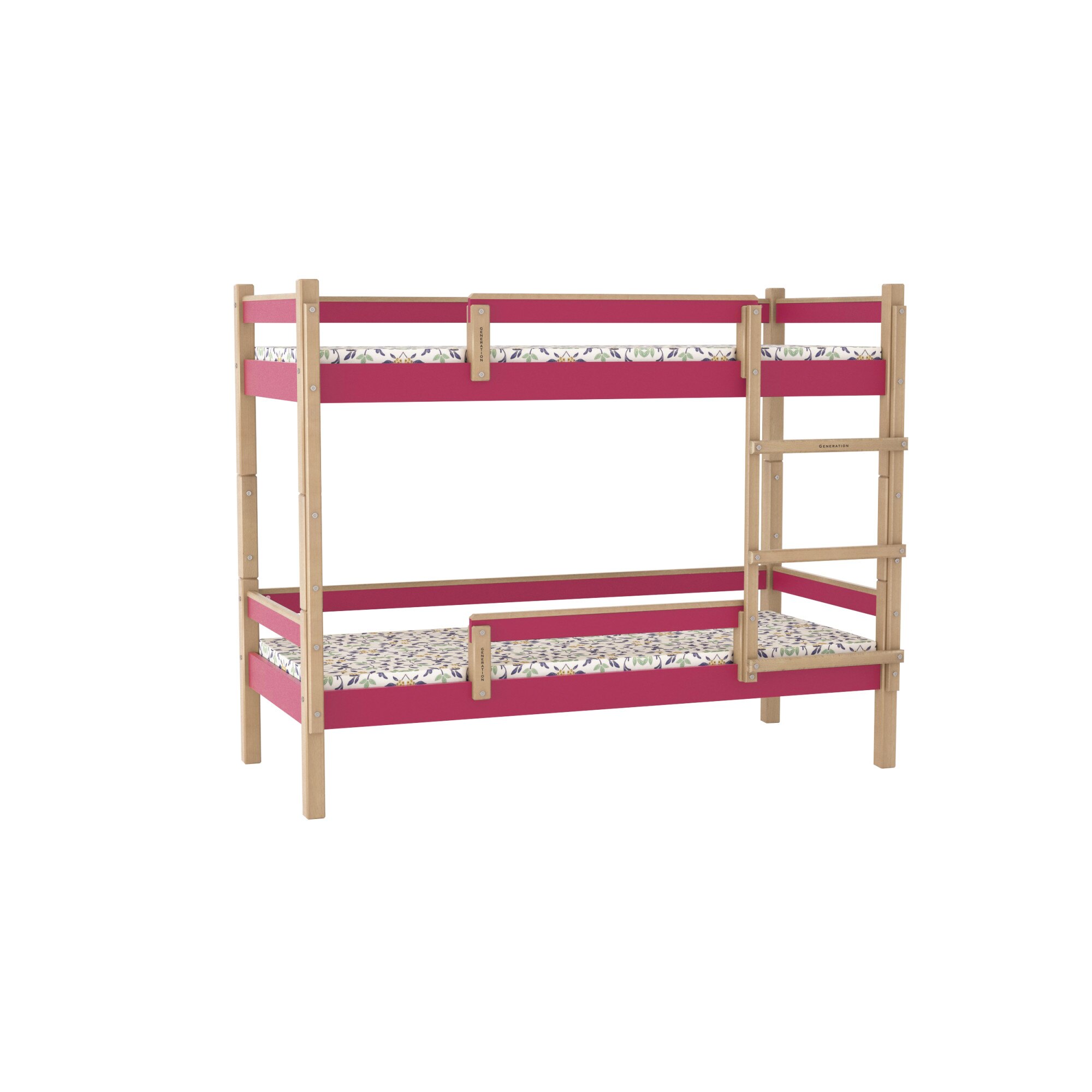 Pat-Patut etajat-demontabil,190x80 cm,Pal Melaminat-FAG lemn masiv,Mobilier GENERATION-4