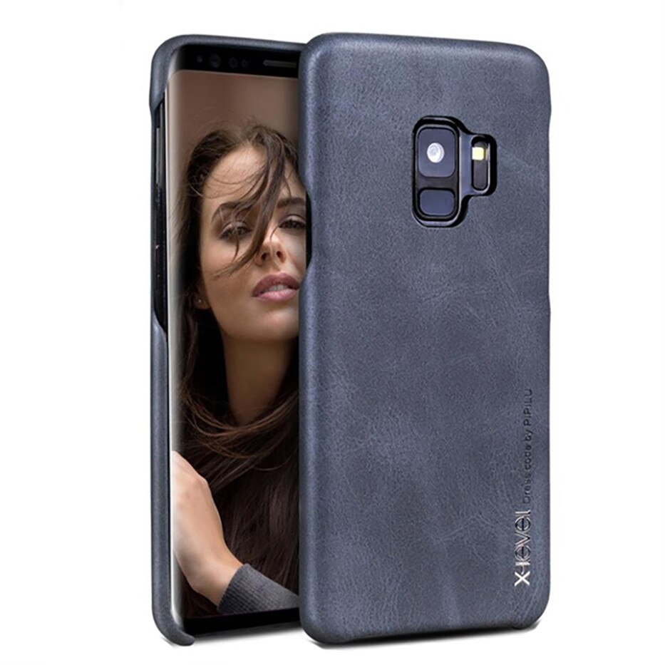 Husa de protectie X-Level Vintage pentru Samsung Galaxy S9, negru