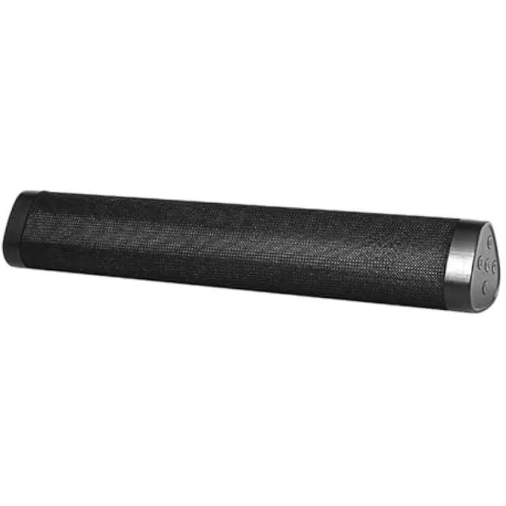 Bara de sunet Bluetooth, 17 inch, subwoofer integrat, design compact, negru