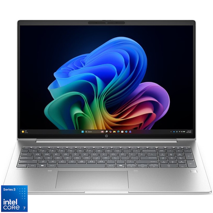 Laptop HP 16'' ProBook 4 G2i 16, WUXGA IPS, Procesor Intel® Core™ 7 350 (6M Cache, up to 4.80 GHz), 32GB DDR5, 1TB SSD, Intel Graphics, Win 11 Pro, Silver