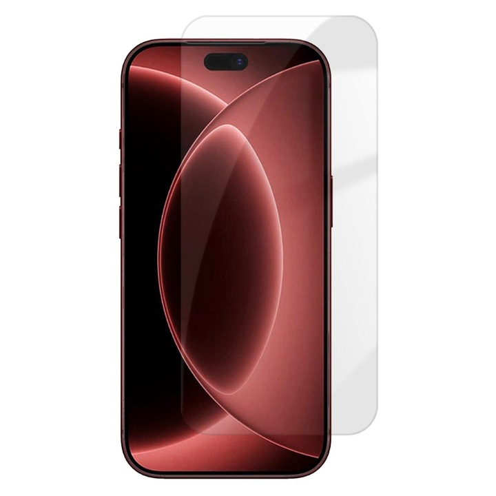 Folie de Sticla Securizata pentru iPhone 18 Pro, HD Crystal Clear, Duritate 9H, Rezistenta la Zgarieturi, Transparenta