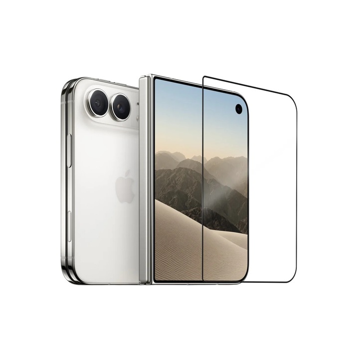 Folie pentru iPhone DUO, glassMAX 3D Easy Fit, Tempered Glass