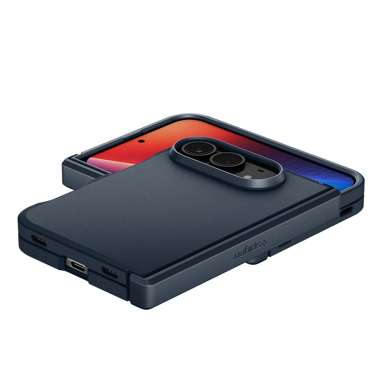 Husa Spigen Tough Armor Pro cu MagSafe compatibila cu iPhone Duo, Navy Blue