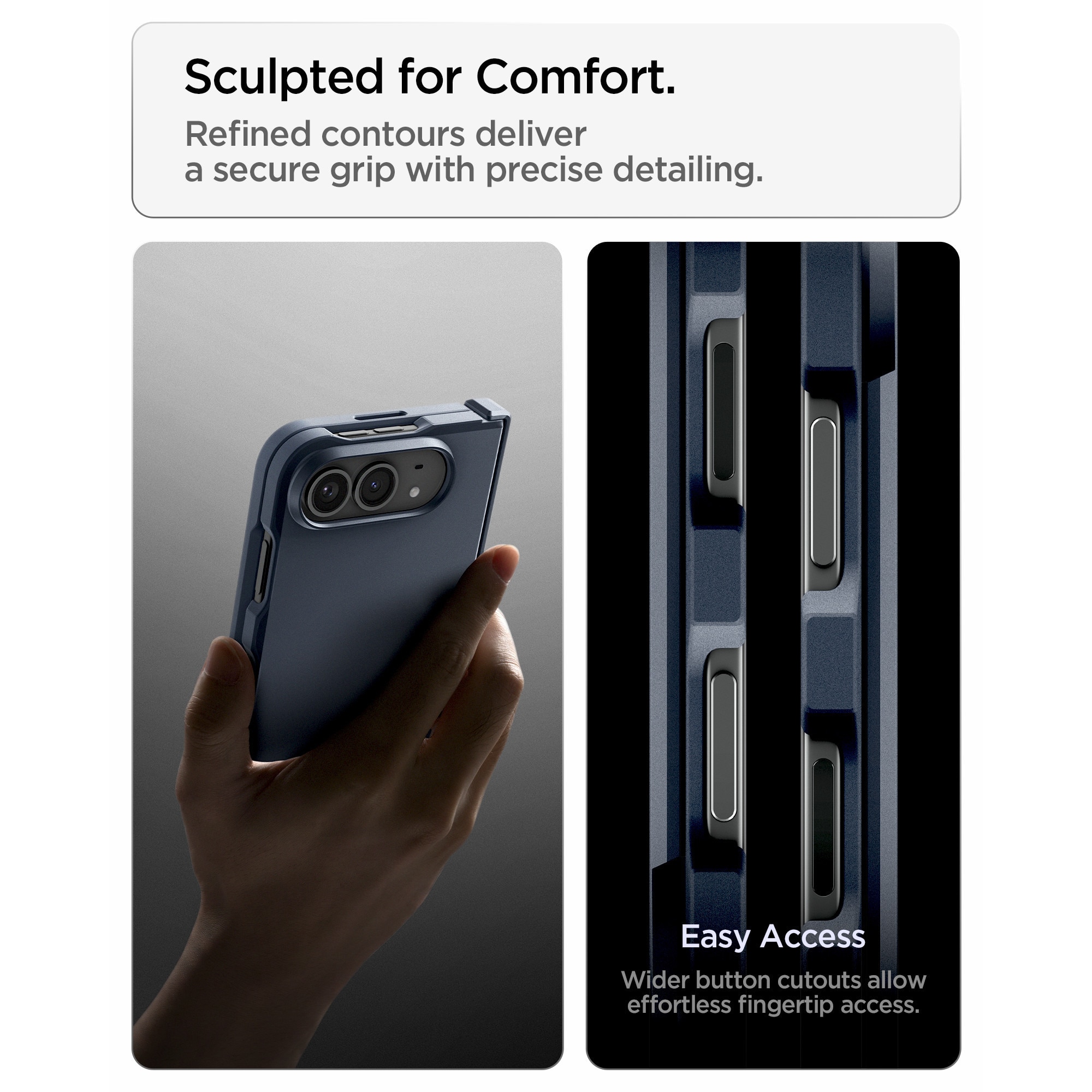 Husa Spigen Tough Armor Pro cu MagSafe compatibila cu iPhone Duo, Navy Blue