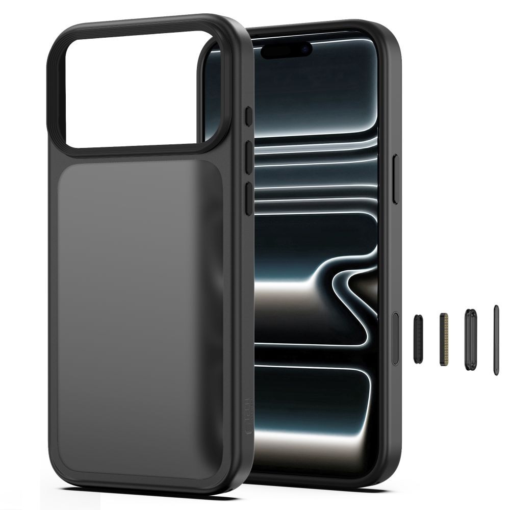 Husa Tech-Protect Magmat compatibila cu iPhone 18 Pro / 17 Pro, Negru