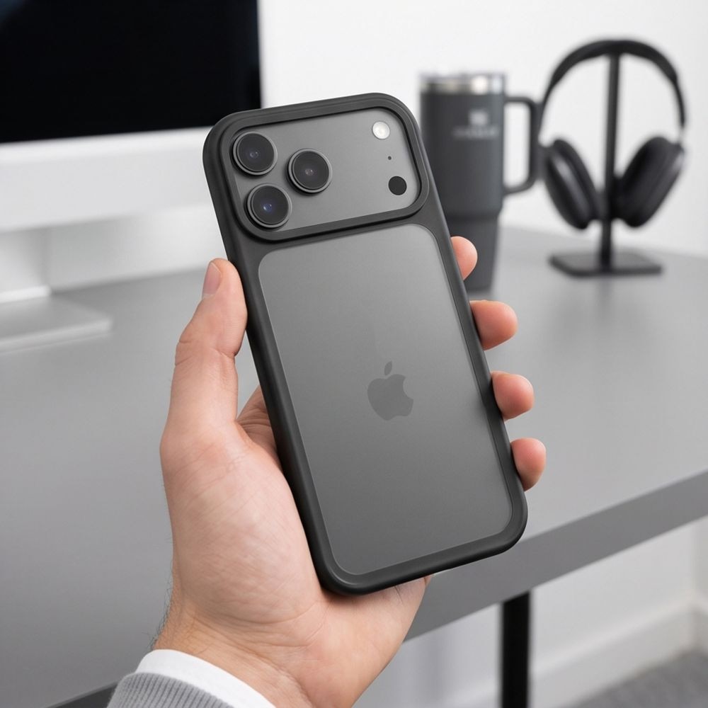 Husa Tech-Protect Magmat compatibila cu iPhone 18 Pro / 17 Pro, Negru
