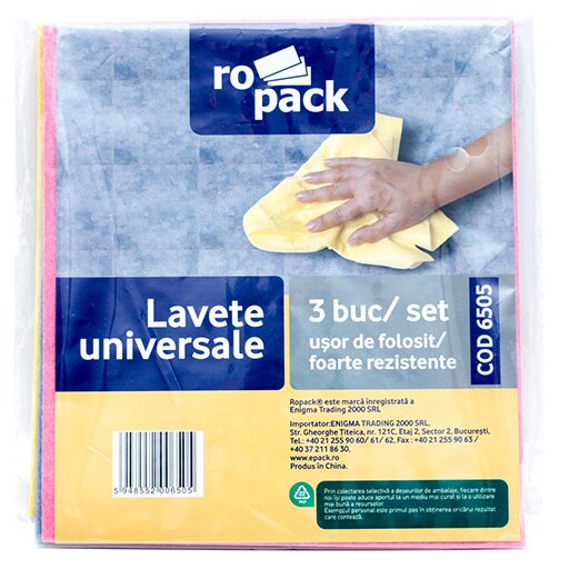Lavete universale Ropack, 3 buc/set