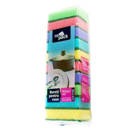 Bureti colorati pentru vase Ropack, 10 buc/set