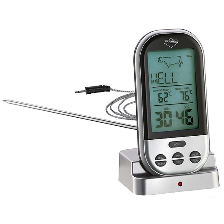 Дигитален термометър Kuchenprofi, Индикатор за готвене на месо