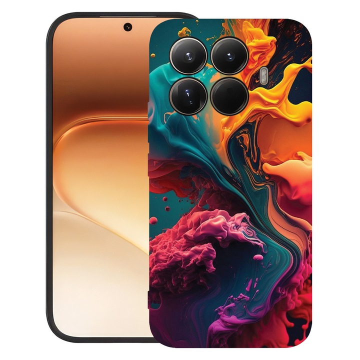 BestCase® Husa TPU Ultra Slim Compatibila cu Xiaomi 17T Pro, Liquid Colors, Protectie Camera, Rezistenta la uzura, 3159983 B 1234