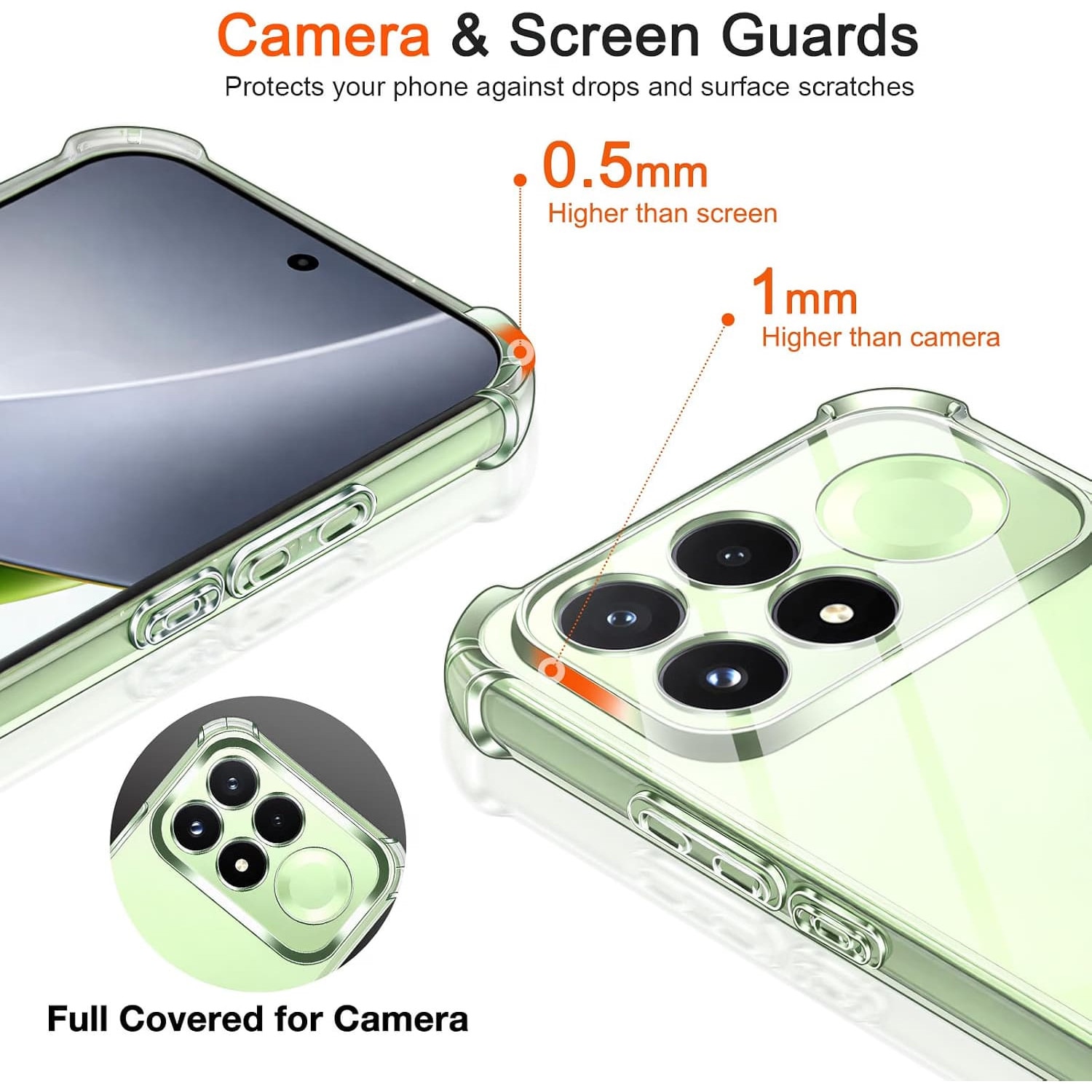 Husa pentru Poco F9 Pro Slim Anti-Shock 1.5mm reinforced 4 corners, transparenta