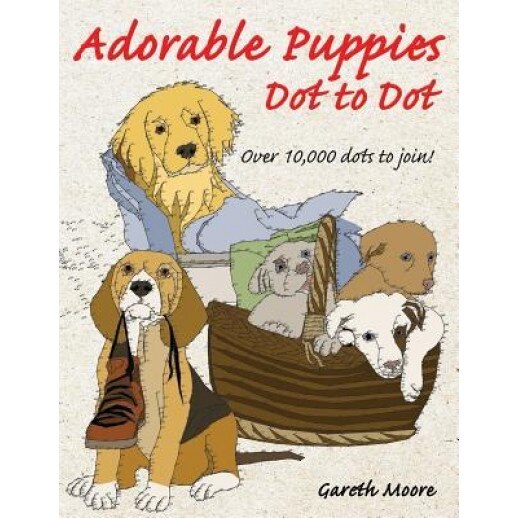 Adorable Puppies Dot to Dot, Gareth Moore (Author)