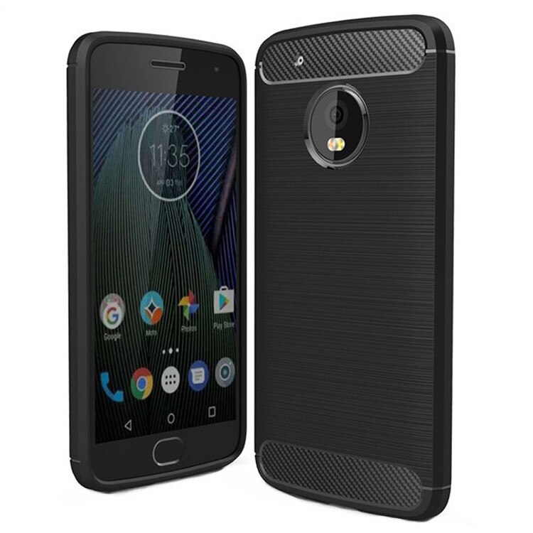 Husa de protectie Air Carbon pentru Motorola Moto G5 Plus, Negru