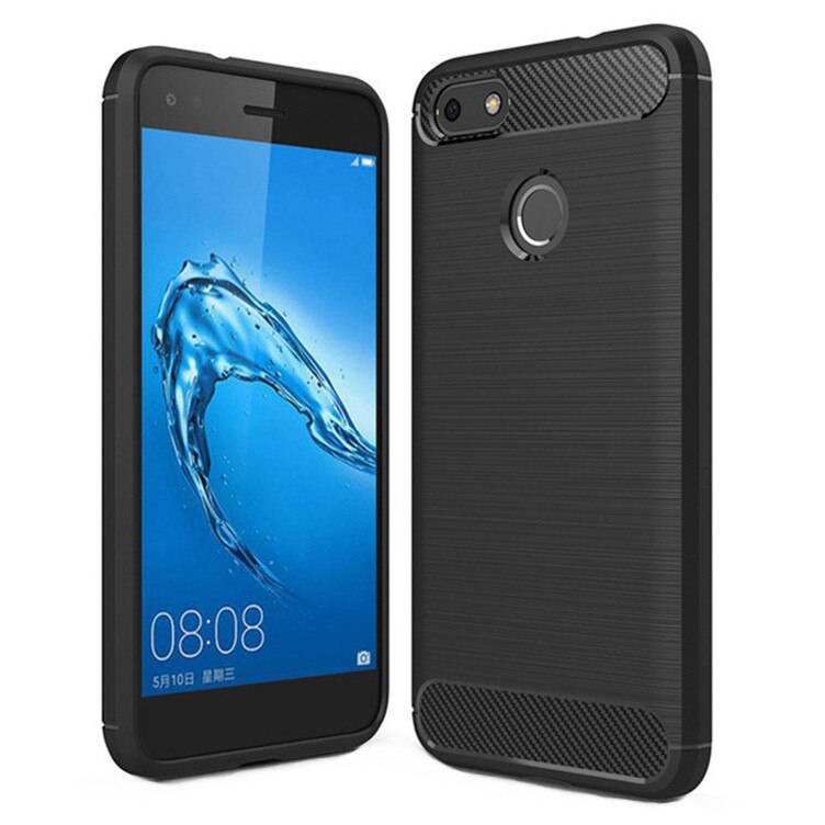Husa de protectie Air Carbon pentru Huawei P9 Lite Mini 2017, Negru