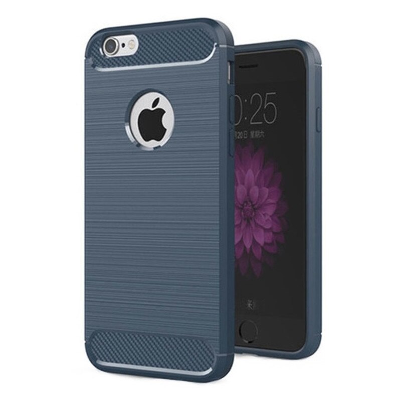 Husa de protectie Air Carbon pentru Apple iPhone 7, Dark Blue.