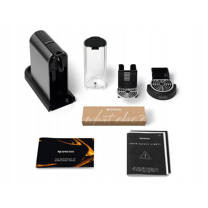 Espressor De'Longhi Citiz EN220.T (KINN68E1YHTSK), pentru capsule Nespresso, platina
