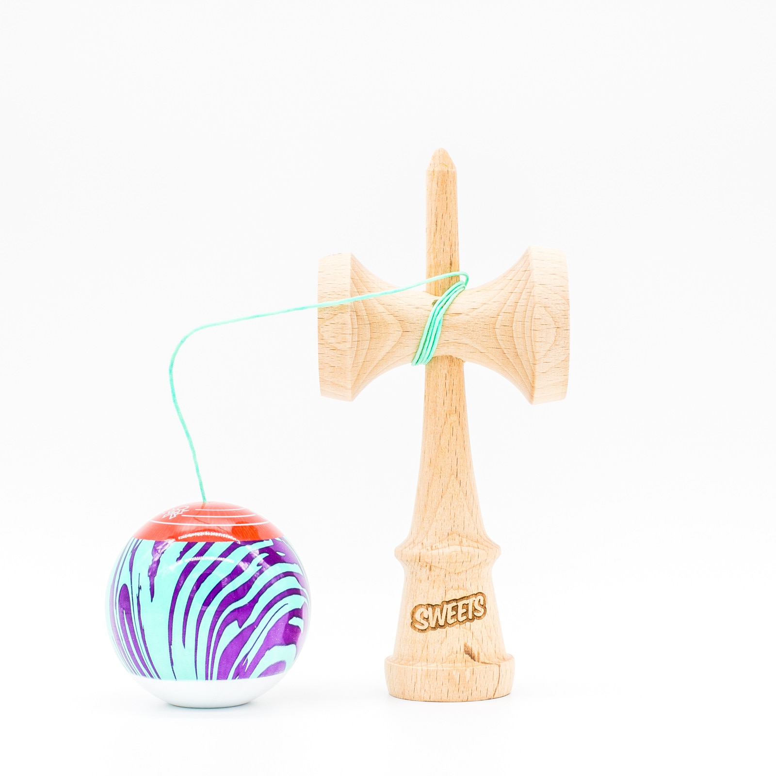 Sweets Prime Grain Split 2.0 CMYK Kendama – Bois De Hêtre, Peinture Adhérente, Débutants à Experts