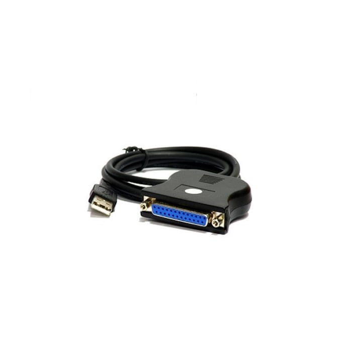 Palmonix nyomtató adapter kábel, USB - LPT, 1 m hosszú