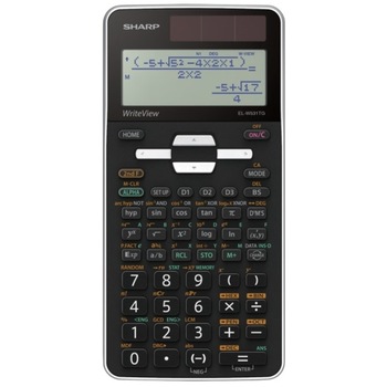 Calculator stiintific SHARP 16 digits, 422 functiuni, 166x80x14 mm, dual power, alb Calculator stiintific SHARP 16 digits, 422 functiuni, 166x80x14 mm, dual power, alb
