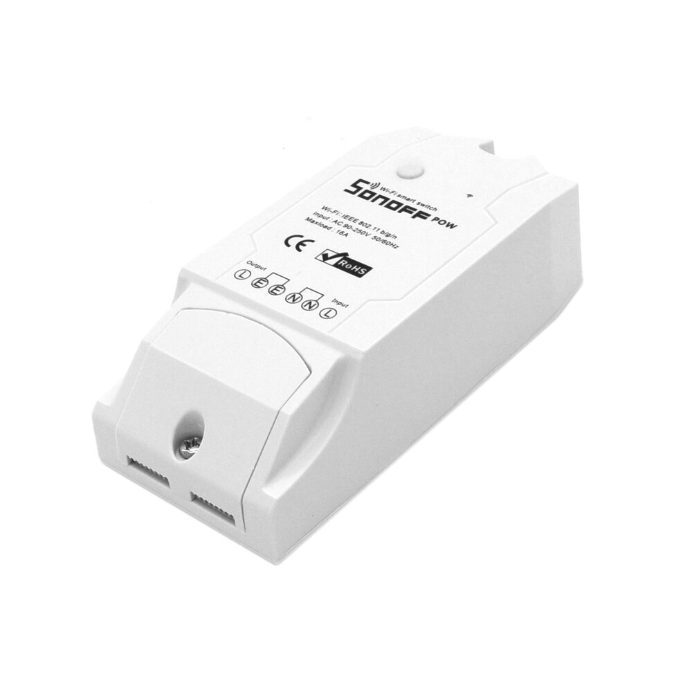 Releu wireless Sonoff POW, cu monitorizare consum electric, 10A