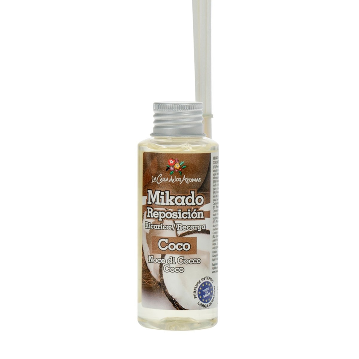 Rezerva odorizant camera cu betisoare de rattan LCLA Cocos, 100 ml