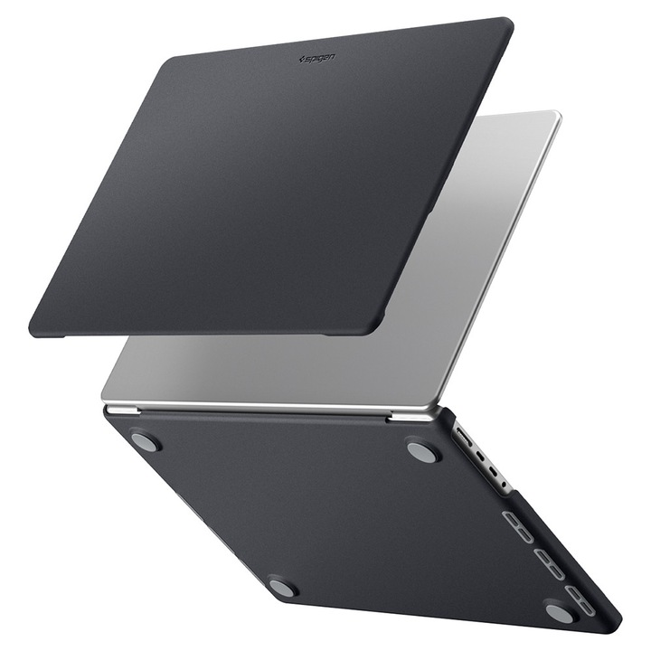 Carcasa Laptop Spigen Nano Pop, pentru MacBook Pro 16 inch 2021/2023/2024/2026, Negru