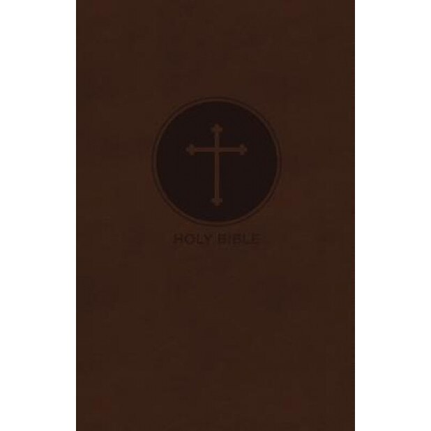 KJV, Reference Bible, Giant Print, Imitation Leather, Brown, Red Letter Edition, Thomas Nelson (Author)