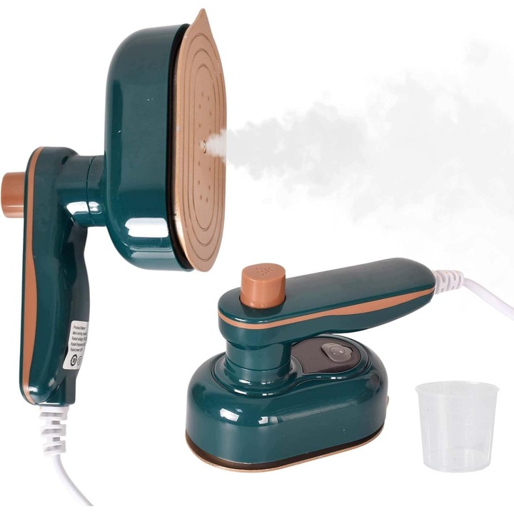 Mini Fier de Calcat Vertical Portabil 3-in-1, 180°, Incalzire Rapida