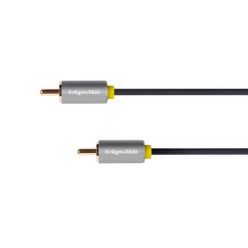 Cablu RCA - RCA Kruger&Matz Basic 1.8 m Cablu RCA - RCA Kruger&Matz Basic 1.8 m