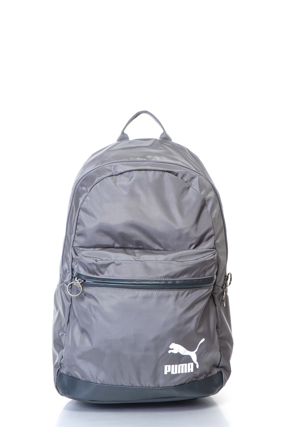 Puma, Rucsac cu buzunar frontal cu fermoar Originals Daypack, Gri inchis