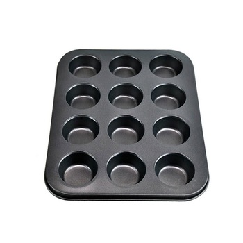 Tava pentru 12 briose Eva Solo, 27 x 32 cm, negru Tava pentru 12 briose Eva Solo, 27 x 32 cm, negru