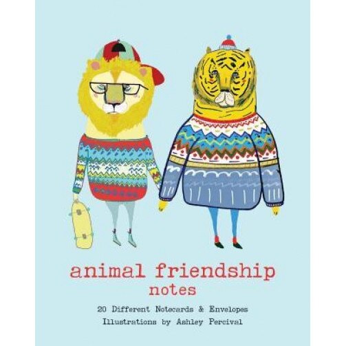 Animal Friendship Notes: 20 Different Notecards & Envelopes, Ashley Percival (Author)
