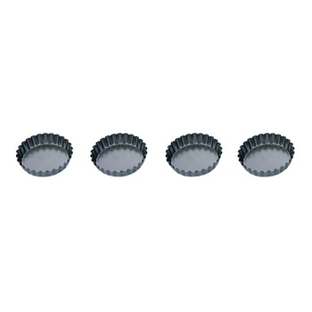 Set 4 tavi minitarte Tescoma Delicia, 10 cm Set 4 tavi minitarte Tescoma Delicia, 10 cm