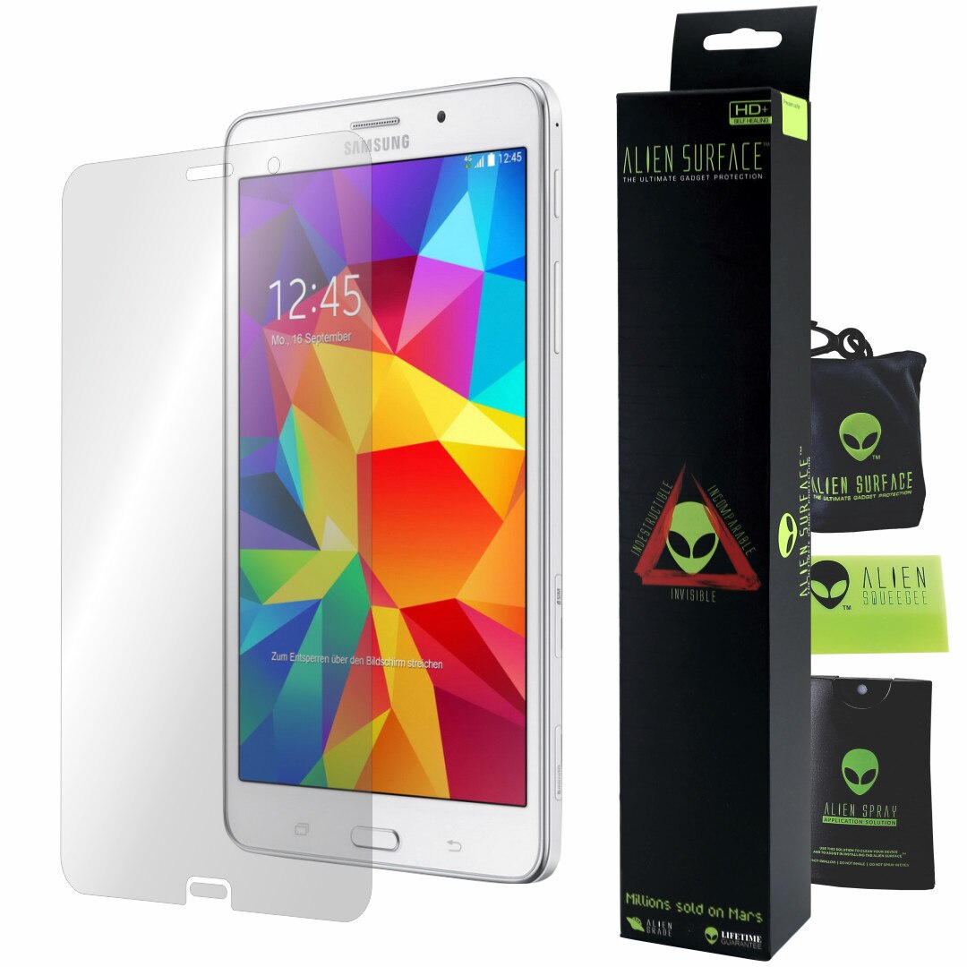 Folie Alien Surface HD, Samsung Galaxy Tab 4 8.0 3G (T331), protectie ecran + Alien Fiber cadou
