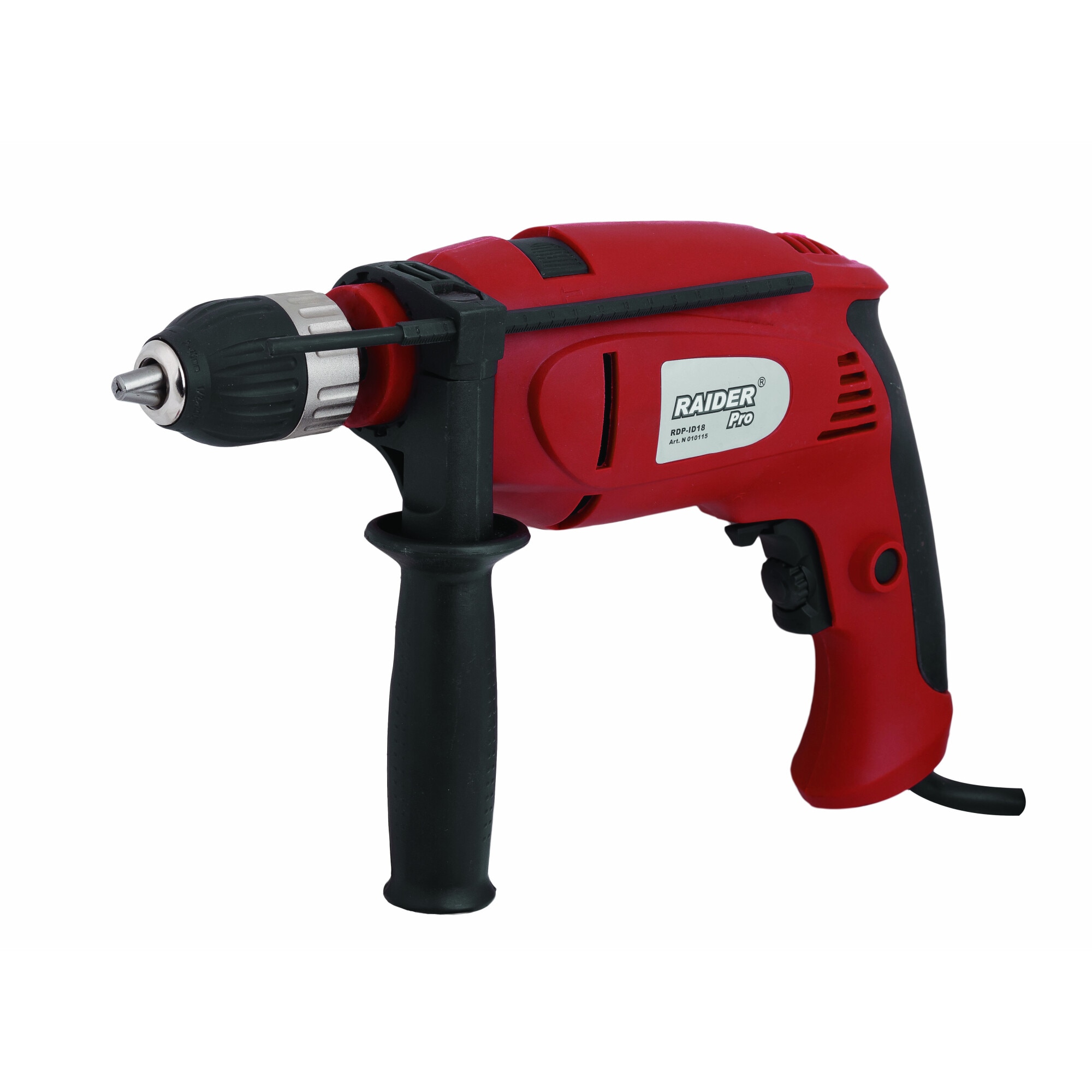 Masina de gaurit cu percutie, Raider, RDP-ID18, 800W, 13mm
