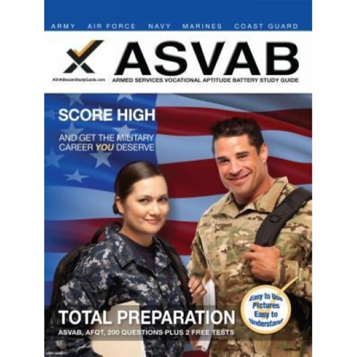 2017 ASVAB Armed Services Vocational Aptitude Battery Study Guide, Sharon A. Wynne (Author)