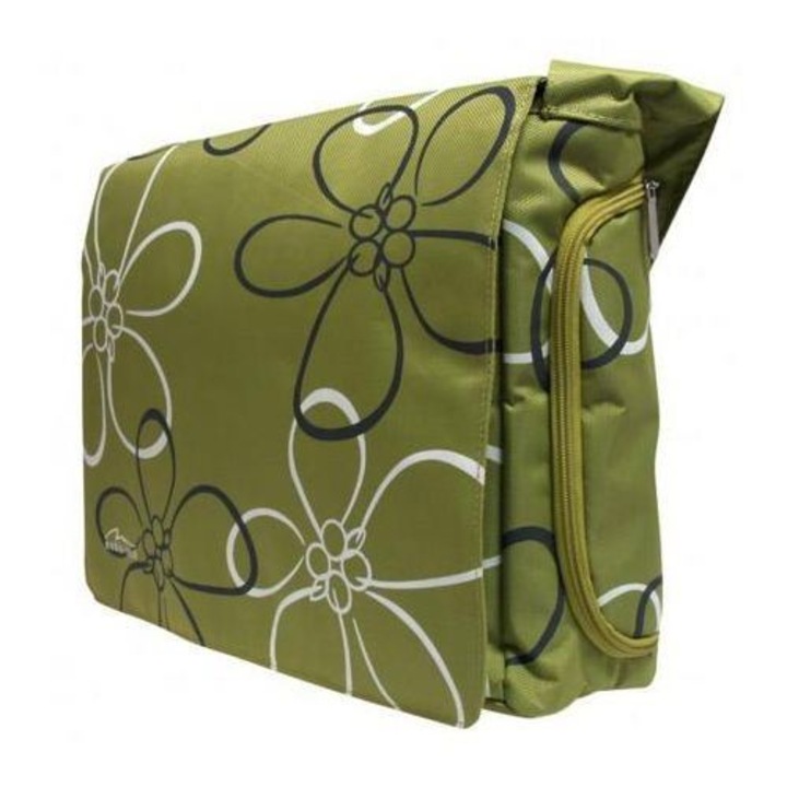 Geanta Notebook 15.6'', Media-tech, MT2110GR, Corrida Verde, 380x255x40
