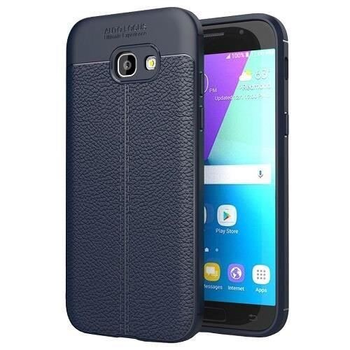 Husa Iberry Litchi Flexible Albastra Pentru Samsung Galaxy A5 A520 (2017)