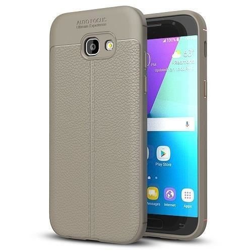 Husa Iberry Litchi Flexible Gri Pentru Samsung Galaxy A5 A520 (2017)